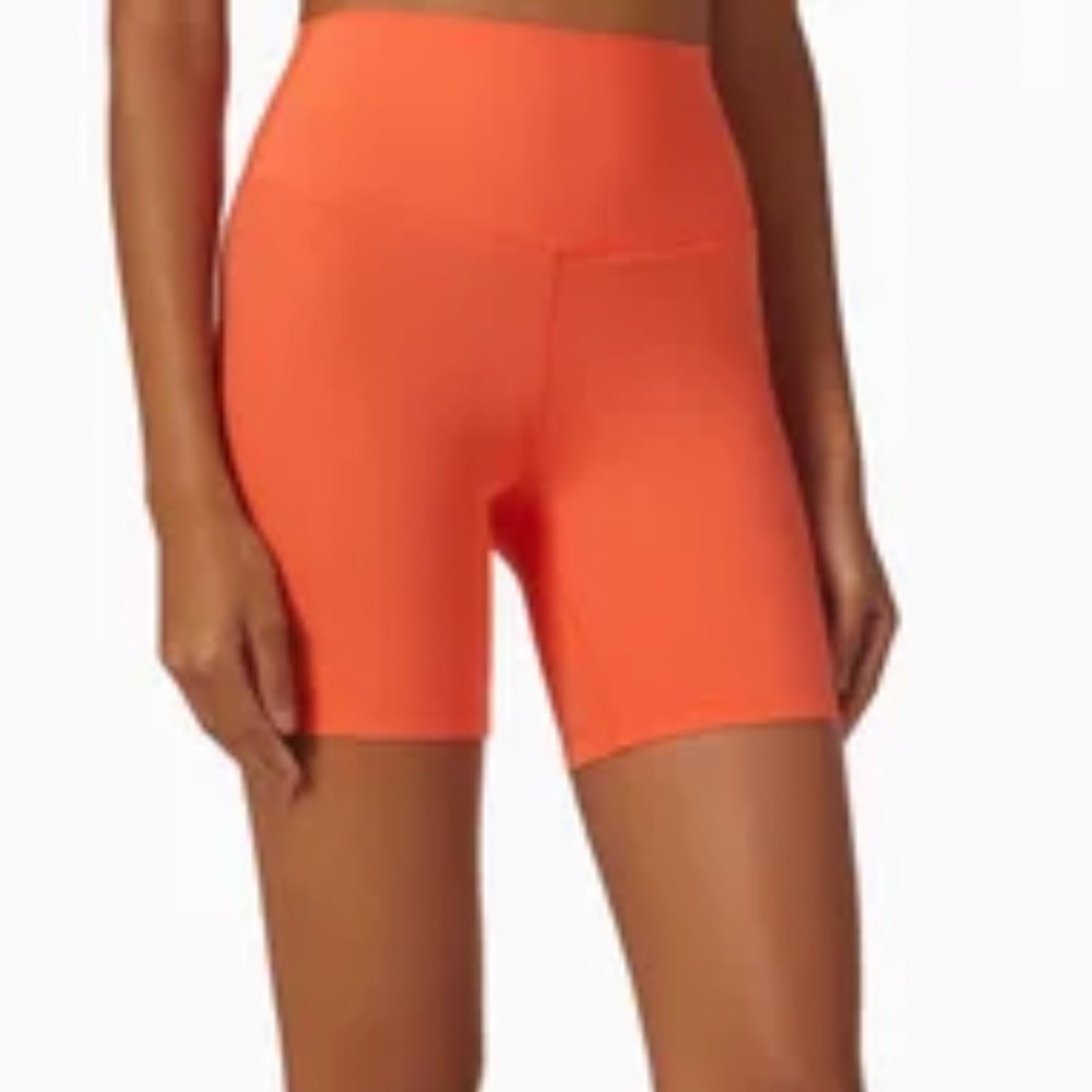 Splits59 Orange Bike Shorts Athletic Fit